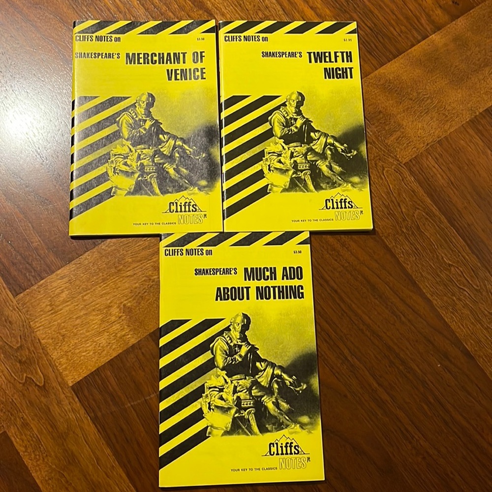 CLIFFS NOTES - SHAKESPEARE COMEDIES